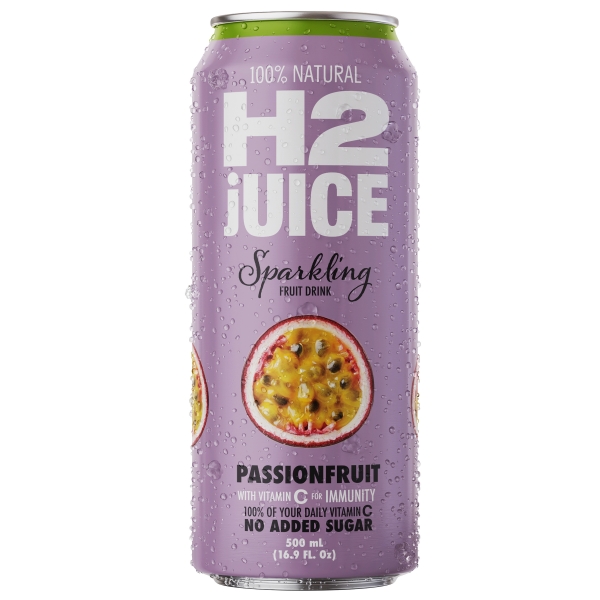 H2juice Sparking Passionfruit 500ml