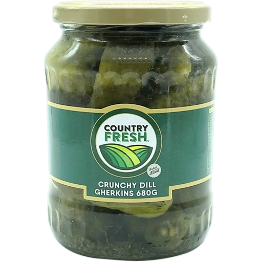 Country Fresh Crunchy Dill Gherkins 680g