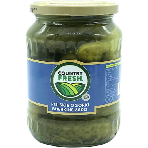 Country Fresh Gherkins Polskie Ogorki 680g