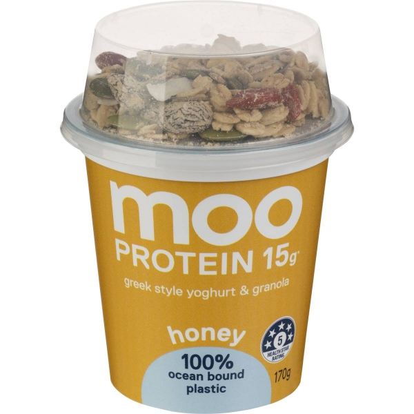 Moo Protein Yoghurt Honey & Granola 170g