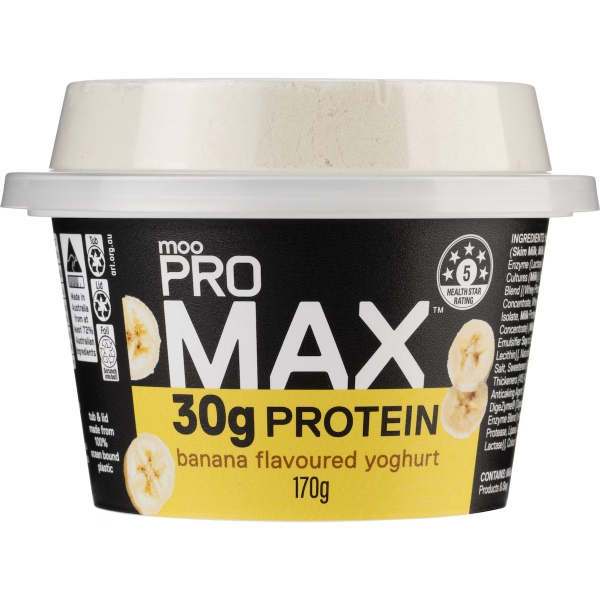 Moopro Max Protein Yoghurt Banana 170g
