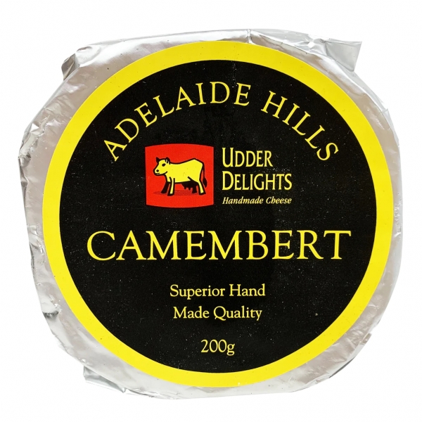 Udder Delights Adelaide Hills Camembert Cheese 200g