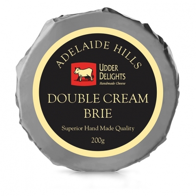 Udder Delights Adelaide Hills Double Cream Brie 200g