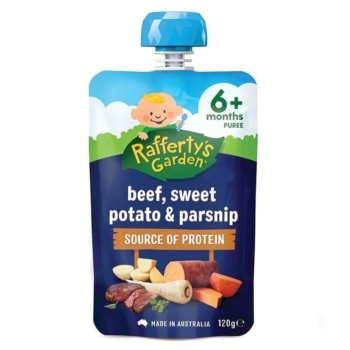 Rafferty's Garden Beef Sweet Potato & Parsnip Pouch 6+ Months 120g