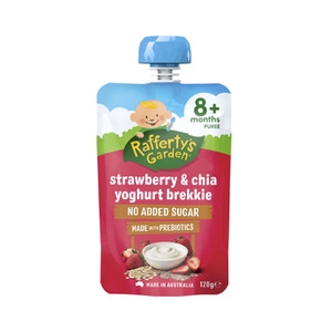 Raffert Yoghurt Brekkie Strawberry & Chia 120g