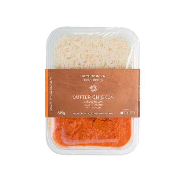 Beyond India Home Dining Butter Chicken & Basmati Rice 315g