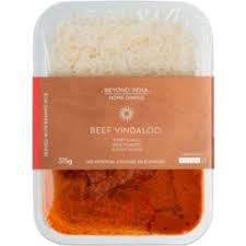 Beyond India Beef Vindaloo & Basmati Rice 315g