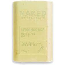 Naked Botantical Soap Bar Lemongrass Lemon Myrtle 200g
