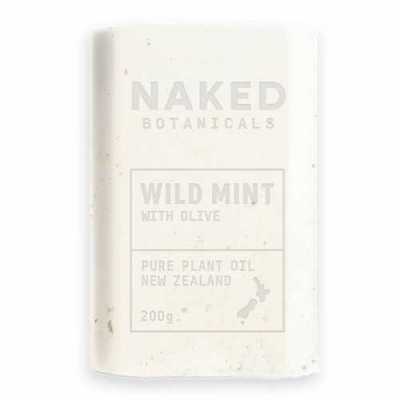 Naked Botanical Soap Bar Wild Mint & Olive Leaf 200g