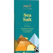 Pico Chocolate Organic Sea Salt 80g