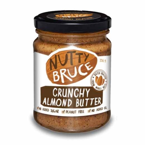 Nutty Bruce Almond Butter Crunchy 250g