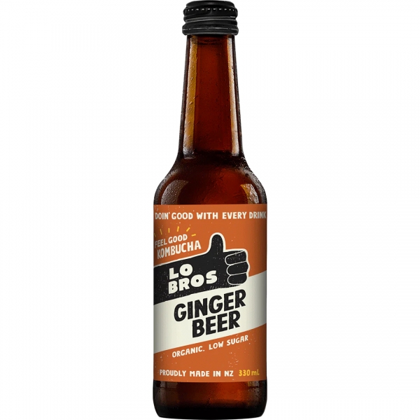 Lo Bros Kombucha Ginger Beer 330ml