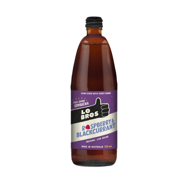 Lo Bros Kombucha Raspberry Blackcurrant 750ml
