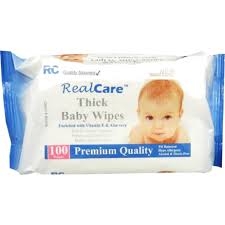 Real Care Premium Baby Wipes 100 Pack
