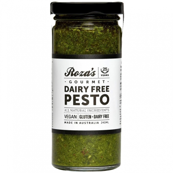 Roza's Pesto Dairy Free Gluten Free 240ml