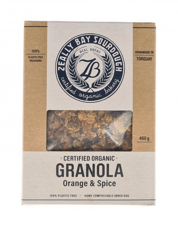 Zeally Bay Organic Granola Orange & Spice 450g