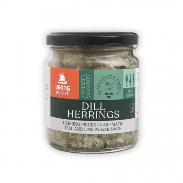 Viking Platter Dill Herrings 250g
