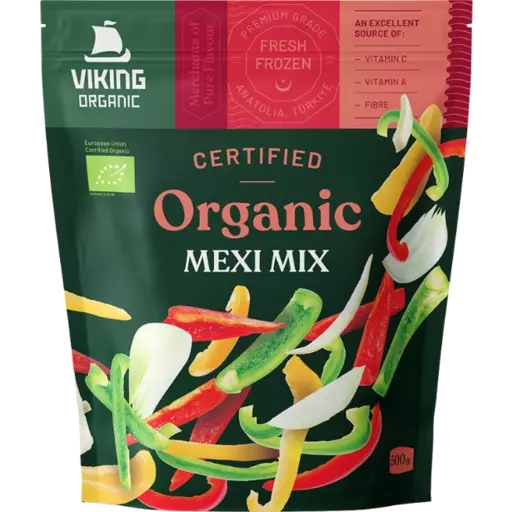 Viking Organic Frozen Vegetables Mexi Mix 500g