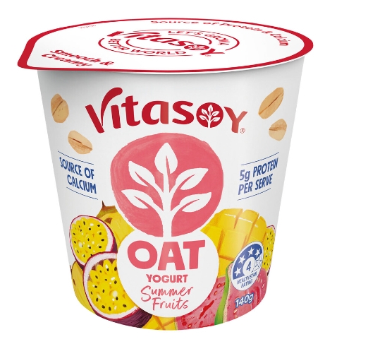 Vitasoy Oat Yoghurt Summer Fruits 140g