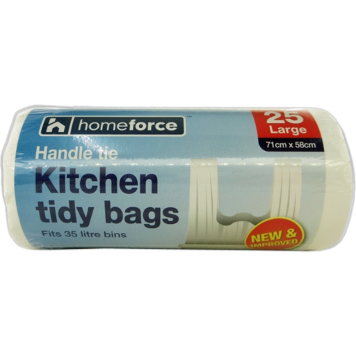 Homeforce Kitchen Tidy Bags 35lt 25 Pack