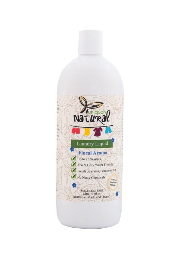 Uniquely Natural Laundry Liquid Floral 1lt