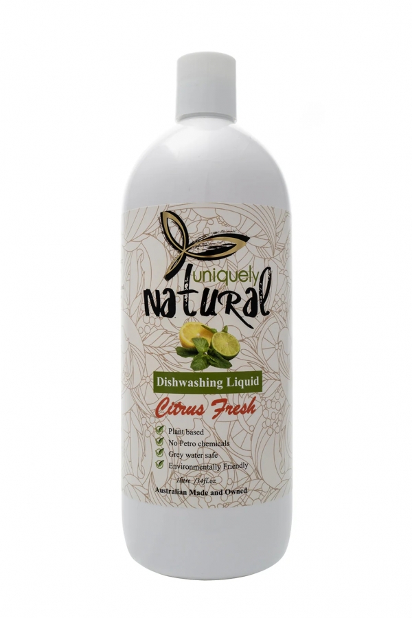 Uniquely Natural Dishwashing Liquid Citrus Fresh 1lt