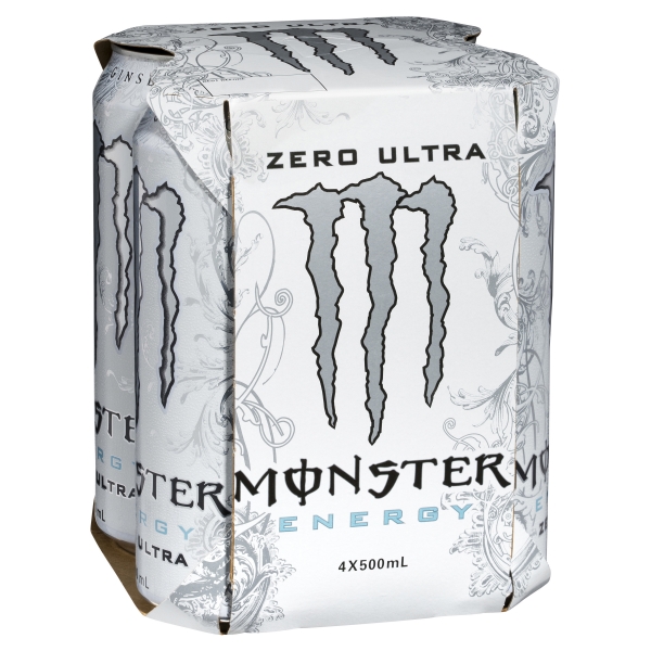 Monster Energy Drink Zero Ultra 4 x 500ml
