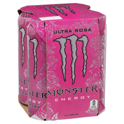 Monster Energy Drink Ultra Rosa 4 x 500ml