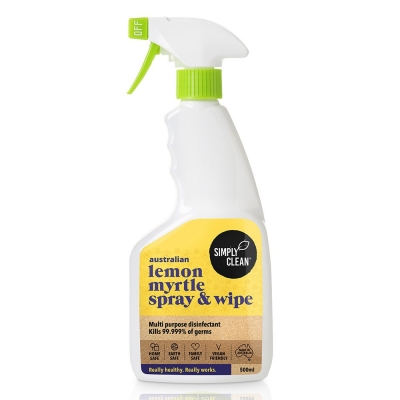 Simply Clean Lemon Myrtle Spray & Wipe 500ml