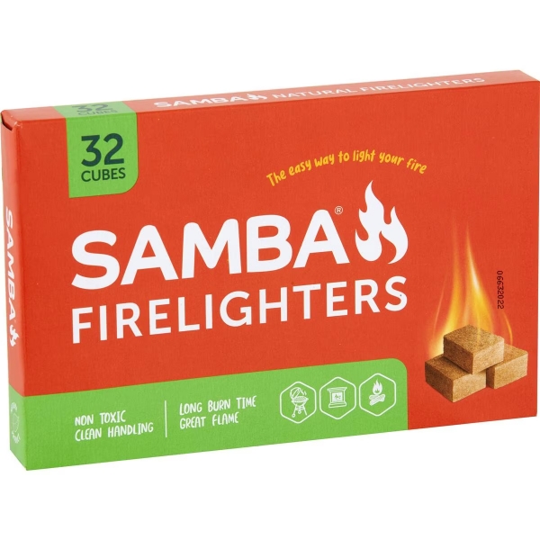 Samba Wooden Firelighters 32 Pack