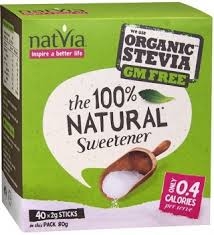 Natvia Natural Sweetener 40 Sticks 80g