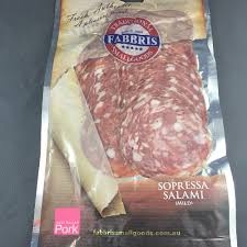 Fabbris Sopressa Salami Mild Sliced Pre-Pack 150g