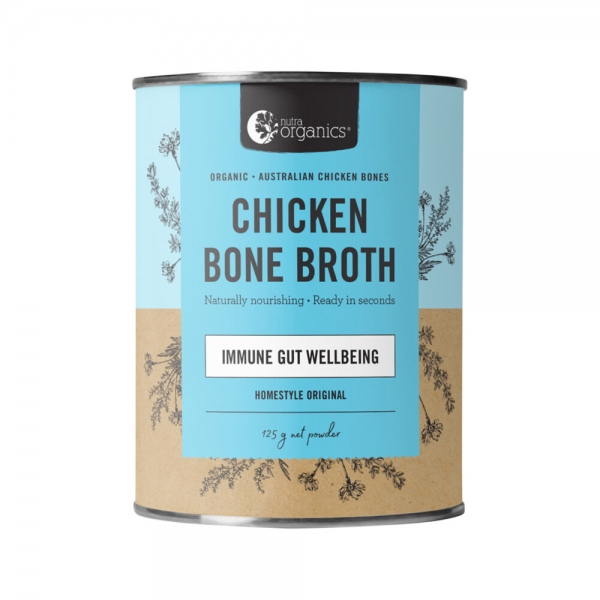 Nutra Organics Chicken Bone Broth Powder Original 125g