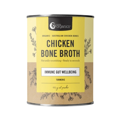 Nutra Organics Chicken Bone Broth Powder Turmeric 125g