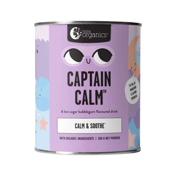 Nutra Organics Captain Calm Powder 125g (Wellbeing)