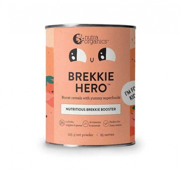 Nutra Organics Superfoods Kids Brekkie Hero 125g
