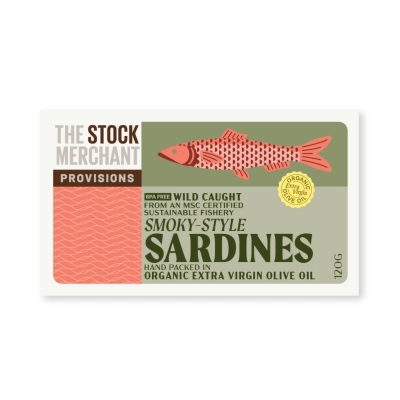 The Stock Merchant Sardines Smoky Style With Extra Virgin Olive Oil 120g