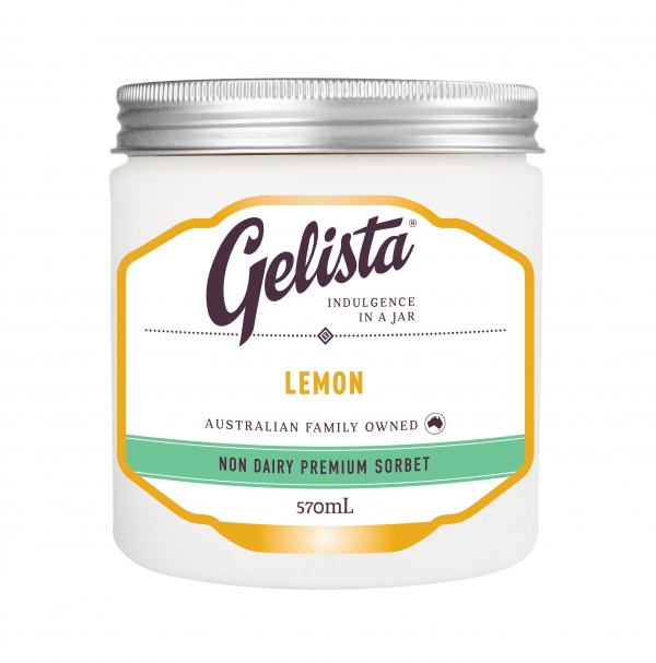 Gelista Lemon Sorbet 570ml