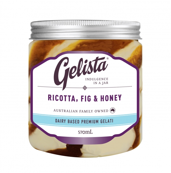 Gelista Ricotta Fig & Honey Gelati 570ml