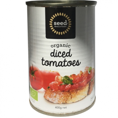 Seed Organic Diced Tomatoes 400g