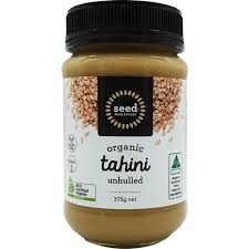 Seed Wholefoods Organic Tahini Unhulled Gluten Free 375g