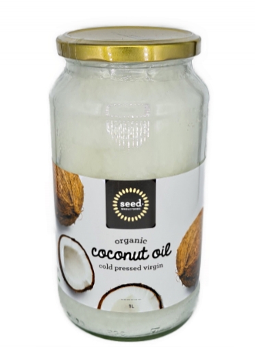 Seed Organic Cold Pressed Virgin Coconut Oil 1lt