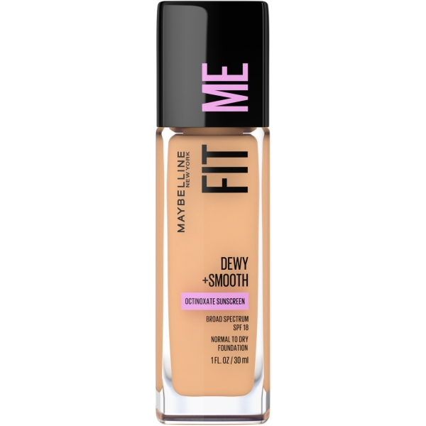 Maybelline Fit Me Dewy & Smooth Luminous Liquid Foundation Medium Buff 225