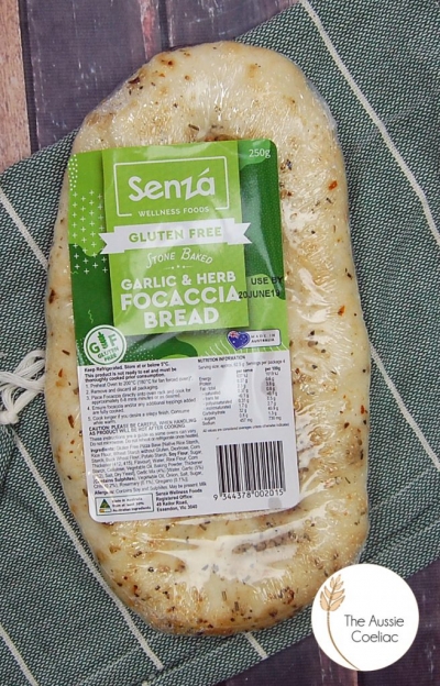Senza Gluten Free Garlic & Herb Focaccia 250g