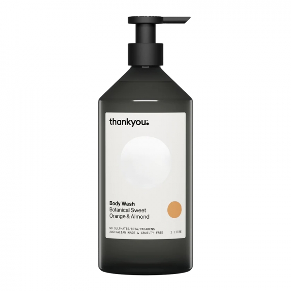 Thankyou Liquid Body Wash Orange & Almond 1lt