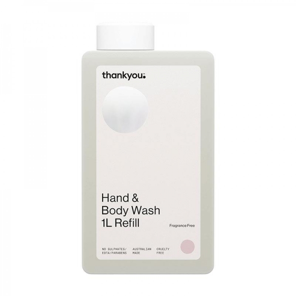 Thankyou Liquid Hand & Body Wash Refill Sensitive 1lt