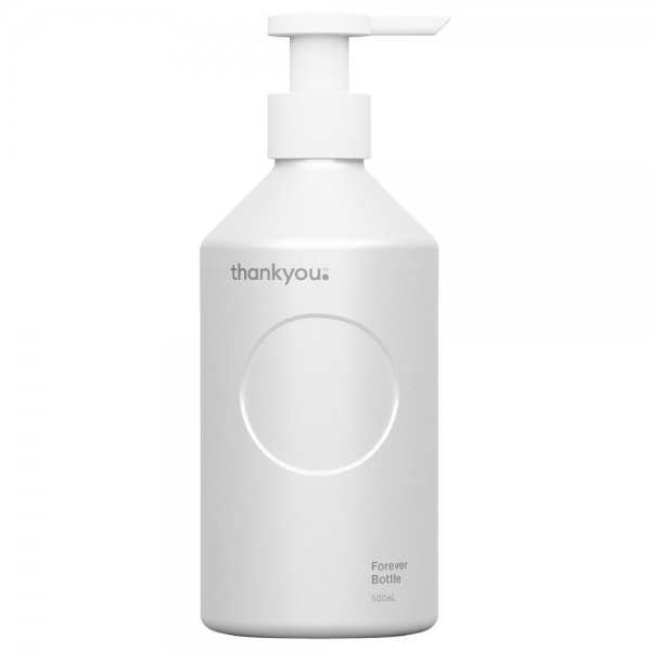 Thankyou Aluminium Bottle Forever White 500ml