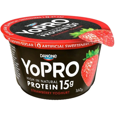 Danone Yoghurt YoPro Strawberry 160g