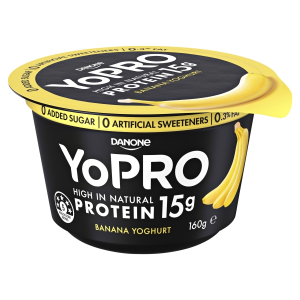 Danone Yoghurt YoPro Banana 160g