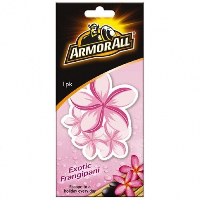 Armor All Car Air Freshener Card Exotic Frangipani